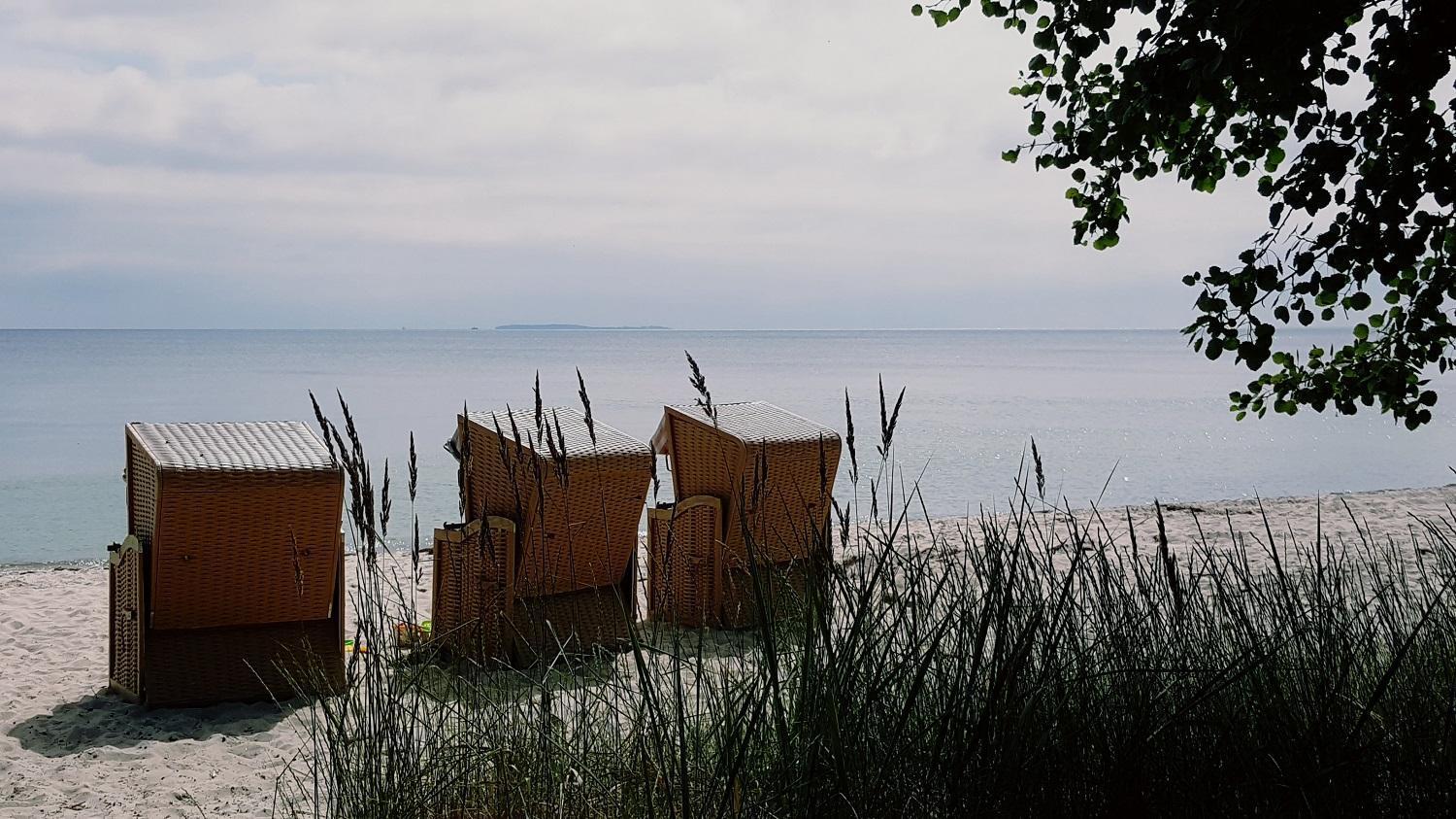 Suite Bragi - Odins Blick Wohnung 15 - Direkt Am Privatstrand, Mit Sauna Und Garten Lobbe Exterior foto