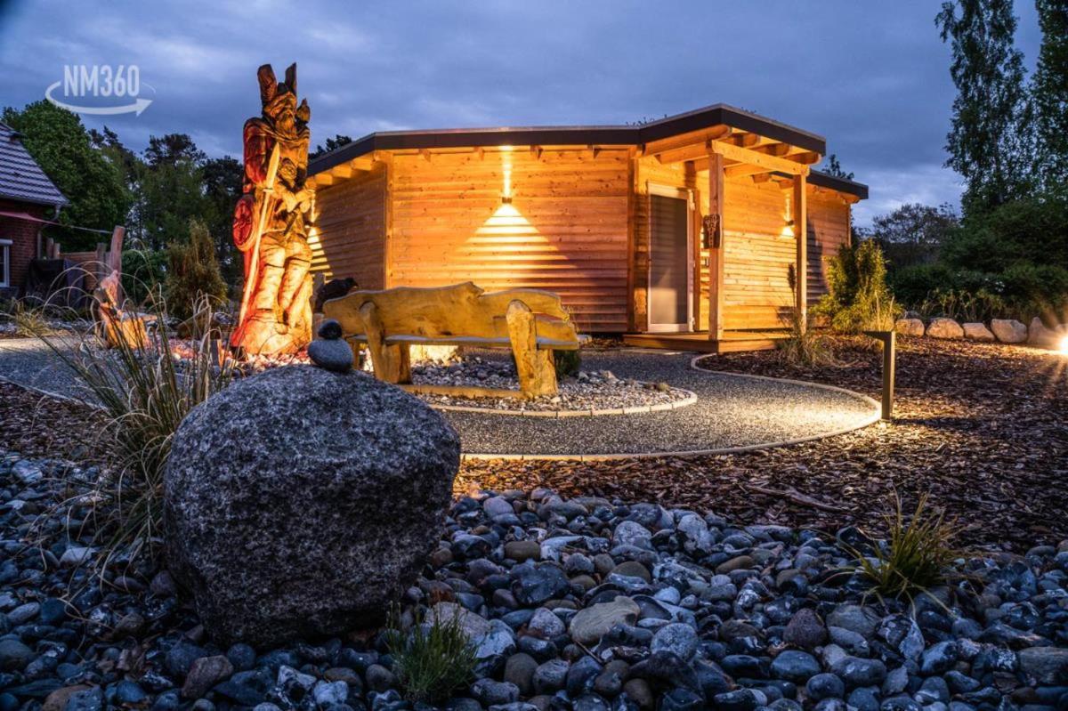 Suite Bragi - Odins Blick Wohnung 15 - Direkt Am Privatstrand, Mit Sauna Und Garten Lobbe Exterior foto